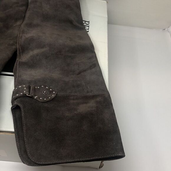 FRYE Women's Shirley Over-The-Knee Engineer Boot Size 5.5 NEW Smoke Color - Picture 5 of 15